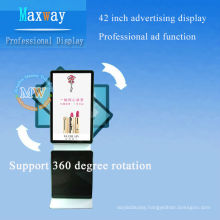 HD with motion sensor floor stand 42" lcd advertising screen